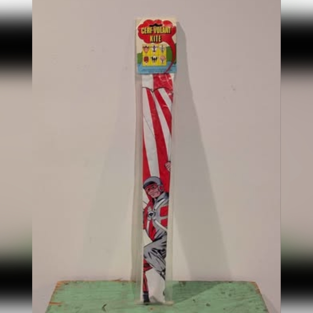 Vintage 1980's Kmart Parachute Soldier Toy Kite Sealed NOS!